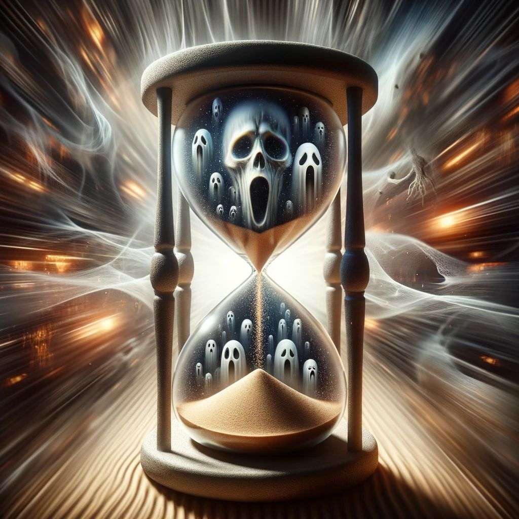 a representation of anxiety, digital art, depth effects